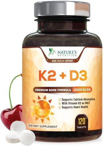 Nature’s Nutrition Nature's Nutrition D3 K2 Vitamins - supplement