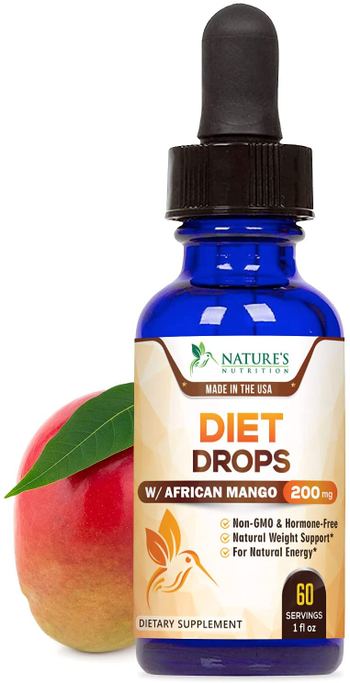 Nature’s Nutrition Diet Drops for Women and Men, Natural Weight and Metabolism Support - supplement