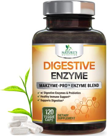 Nature’s Nutrition Digestive Enzymes with Probiotics 1000mg - supplement