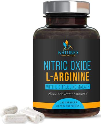 Nature’s Nutrition Extra Strength Nitric Oxide L - supplement