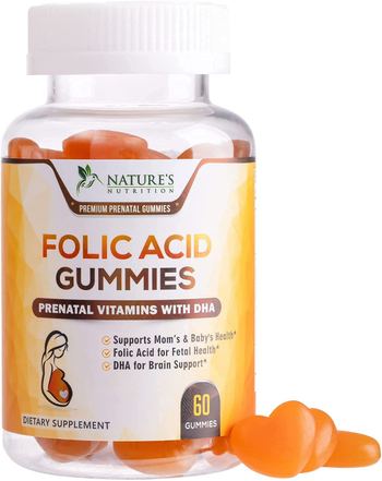 Nature’s Nutrition Folic Acid Gummies for Women - supplement