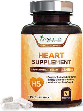 Nature’s Nutrition Heart Support Supplement - supplement