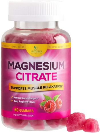 Nature’s Nutrition Magnesium Gummies, High Absorption 100mg - supplement