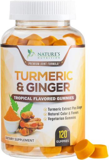 Nature’s Nutrition Turmeric Curcumin Gummies with Ginger - supplement
