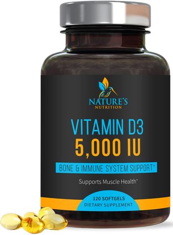 Nature’s Nutrition Vitamin D3 5,000 iu - supplement