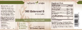 Nature's Origin 360 Balanced B - supplement