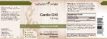 Nature's Origin Cardio Q10 100 mg - supplement