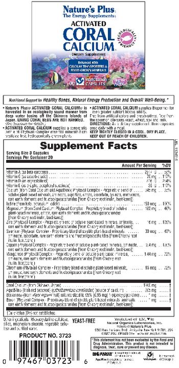 Nature's Plus Activated Coral Calcium - supplement