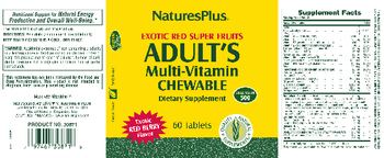 Nature's Plus Adult's Multi-Vitamin Exotic Red Berry Flavor - supplement
