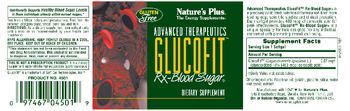 Nature's Plus Advanced Therapeutics Glucofit Rx-Blood Sugar - supplement