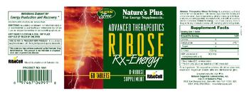 Nature's Plus Advanced Therapeutics Ribose Rx-Energy - dribose supplement
