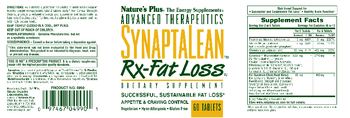 Nature's Plus Advanced Therapeutics SynaptaLean Rx-Fat Loss - supplement