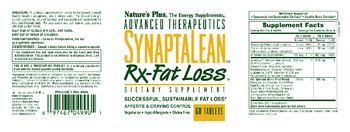 Nature's Plus Advanced Therapeutics SynaptaLean Rx-Fat Loss - supplement