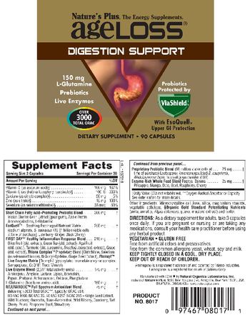 Nature's Plus AgeLoss Digestion Support - supplement