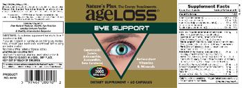 Nature's Plus AgeLoss Eye Support - supplement