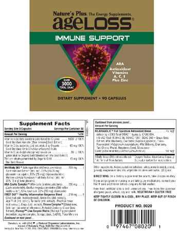 Nature's Plus AgeLoss Immune Support - supplement