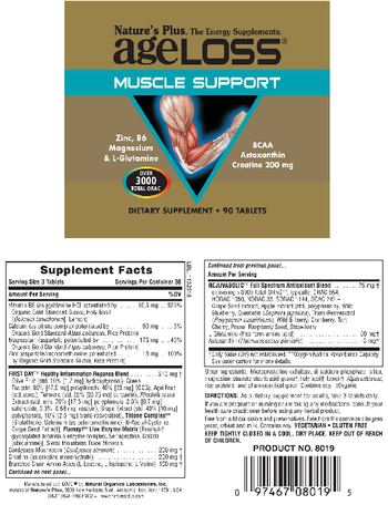Nature's Plus AgeLoss Muscle Support - supplement