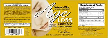 Nature's Plus Ageloss - antioxidant supplement