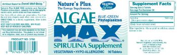 Nature's Plus Algae Max - spirulinsupplement