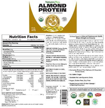 Nature's Plus Almond Protein - high protein energy powder