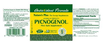 Nature's Plus Antioxidant Formula Maximum Strength Pycnogenol - pine bark supplement