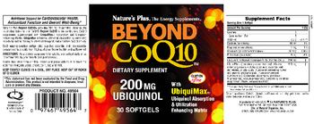 Nature's Plus Beyond CoQ10 - supplement