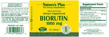 Nature's Plus Biorutin 1000 mg - supplement