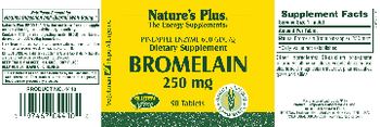 Nature's Plus Bromelain 250 mg - supplement