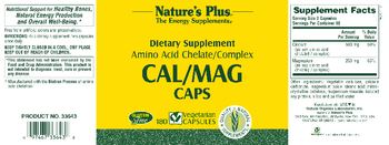 Nature's Plus Cal/Mag Caps - supplement