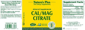 Nature's Plus Cal/Mag Citrate - mineral supplement