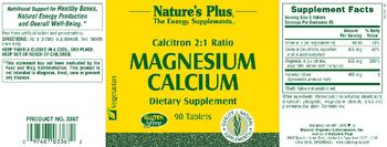 Nature's Plus Calcitron 2:1 Ratio Magnesium Calcium - supplement