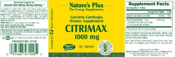 Nature's Plus Citrimax 1000 mg - supplement