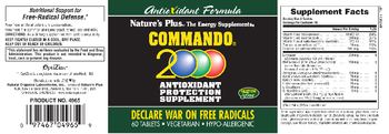 Nature's Plus Commando 2000 - antioxidant protection supplement
