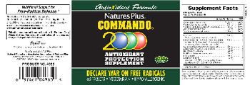 Nature's Plus Commando 2000 - antioxidant protection supplement