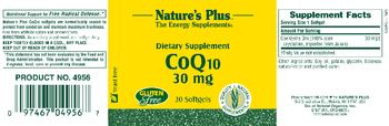 Nature's Plus CoQ10 30 mg - supplement