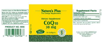 Nature's Plus CoQ10 30 mg - supplement