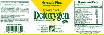 Nature's Plus Detoxygen - herbal supplement wcofactors