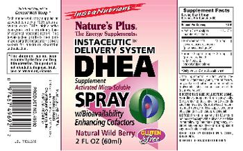 Nature's Plus DHEA Spray Natural Wild Berry - supplement