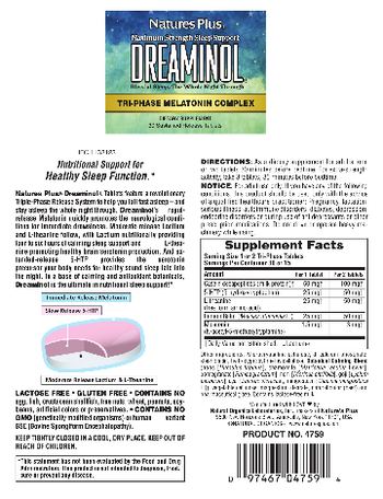 Nature's Plus Dreaminol - supplement