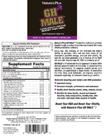 Nature's Plus GH Male - supplement