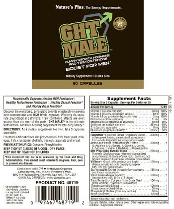 Nature's Plus GHT Male - supplement