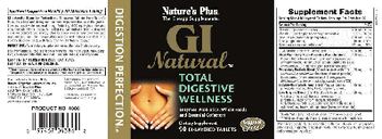 Nature's Plus GI Natural - supplement