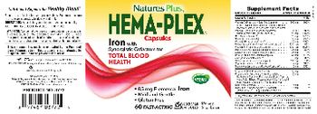 Nature's Plus Hema-Plex Capsules - supplement