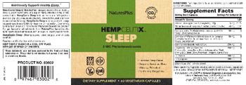 Natures Plus HempCeutix Sleep - dieatary supplement