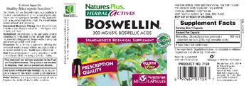 Nature's Plus Herbal Actives Boswellin 300 mg - standardized botanical supplement