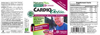 Nature's Plus Herbal Actives CardioActin - standardized botanical supplement