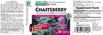 Nature's Plus Herbal Actives Chasteberry 150 mg - supplement