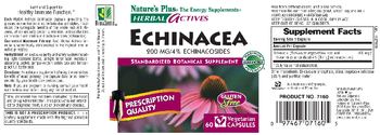 Nature's Plus Herbal Actives Echinacea 200 mg/4% Echinacea - standardized botanical supplement