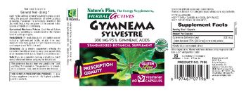 Nature's Plus Herbal Actives Gymnema Sylvestre 300 mg - standardized botanical supplement