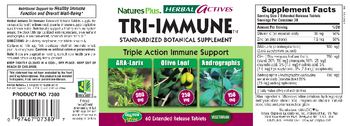 Nature's Plus Herbal Actives Tri-Immune - standardized botanical supplement